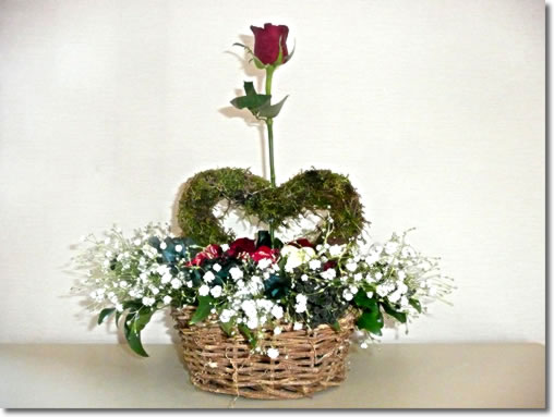 フラワーアレンジメント(2010年バレンタイン)